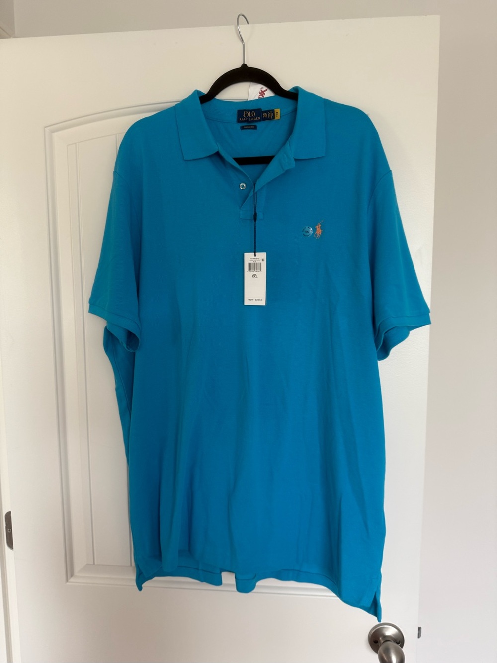 Ralph Lauren Men’s Bright Turquoise Polo Shirt
